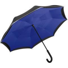 Regular umbrella FARE®-Contrary black/euroblue